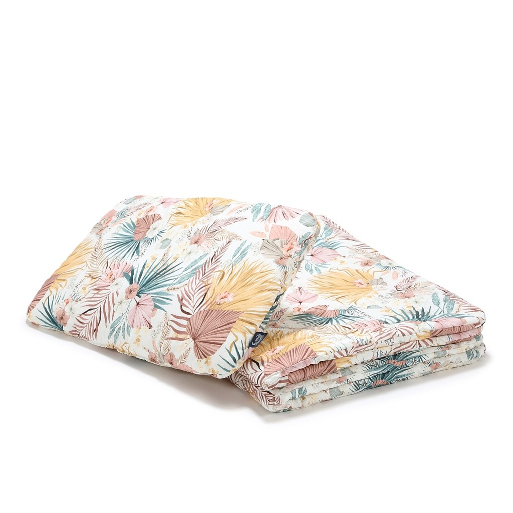 COTTON BEDDING SET BOHO PALMS LIGHT