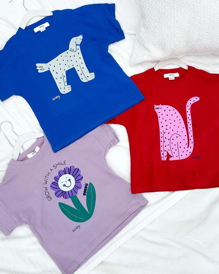 ORGANIC COTTON T-SHIRT JOYFUL BLOSSOM