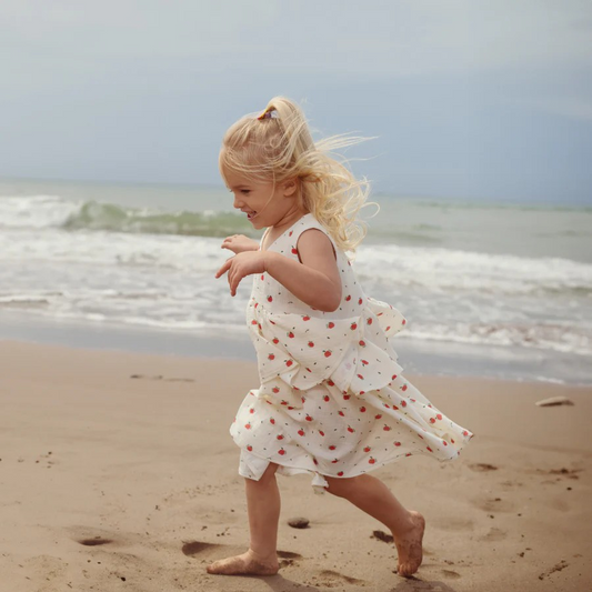 ORGANIC COTTON DRESS - APPLE ORCHARD