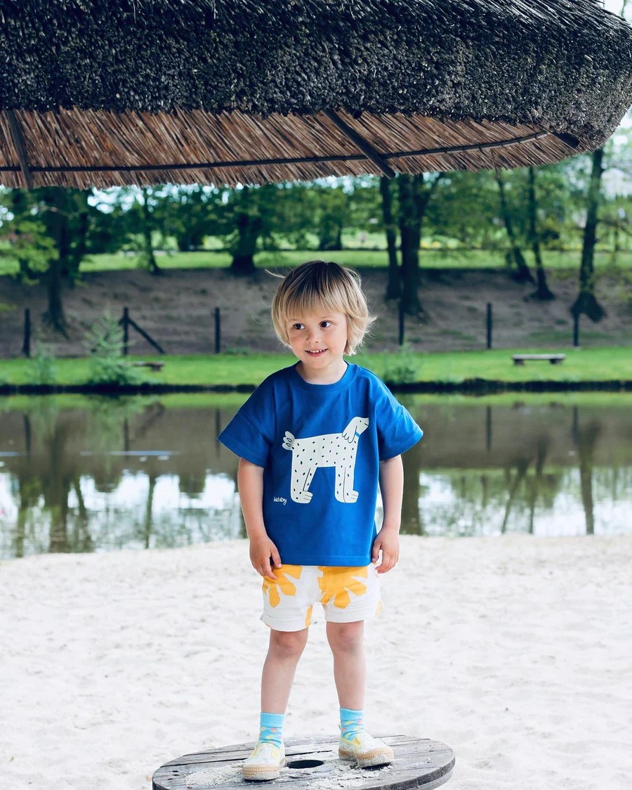 ORGANIC COTTON T-SHIRT PLAYFUL PUPPY