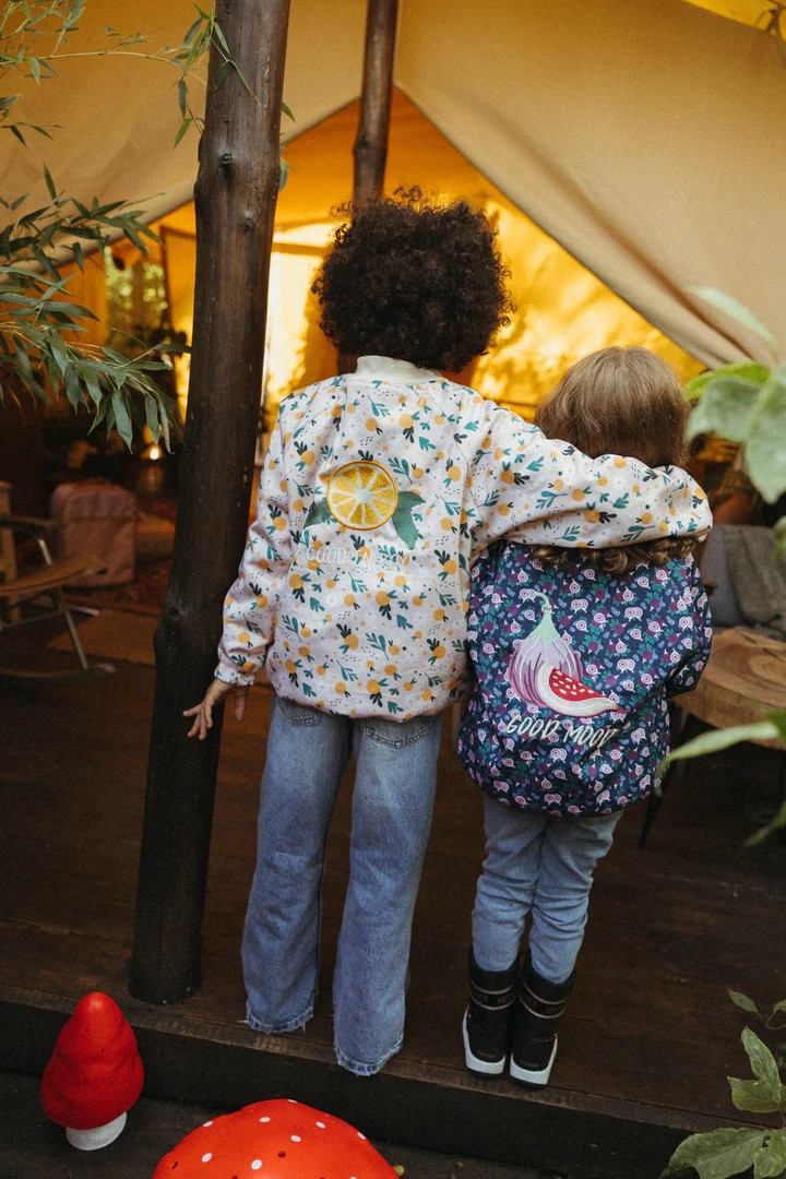 BIO FININSHING COTTON JACKET - WOOD FIG