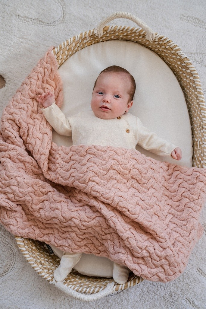 WARM BLANKET MERINO 100% STONED PINK