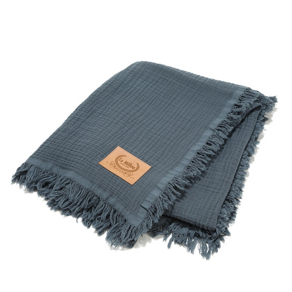 4-LAYER MUSLIN BLANKET - GRAPHITE