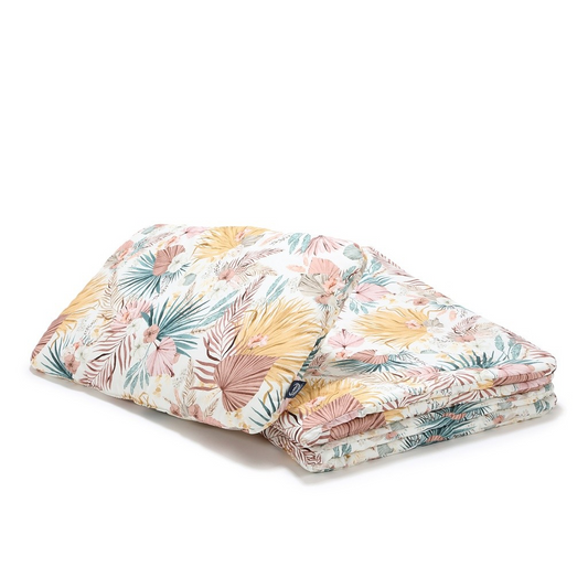 COTTON BEDDING SET BOHO PALMS LIGHT