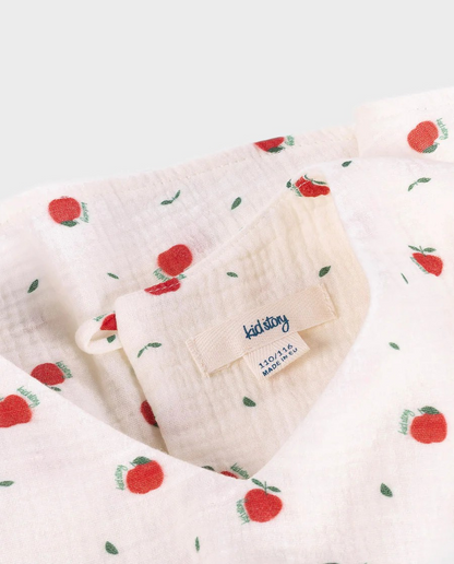 ORGANIC COTTON DRESS - APPLE ORCHARD