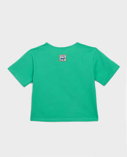 ORGANIC COTTON T-SHIRT - FRESH MINT GREEN