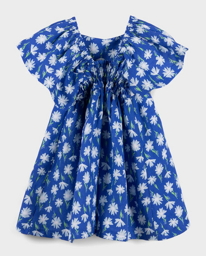 LINEN DRESS - BLUE MEADOW