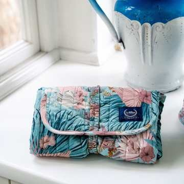 QUILTED CHANGING MAT BOHO PALMS