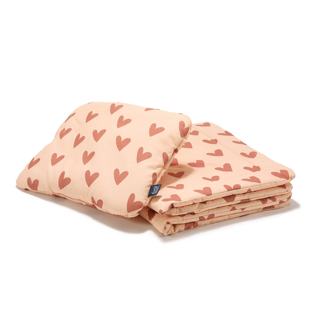 Cotton Bedding Set HEARTBEAT PINK