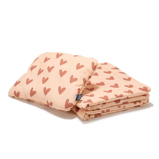 Cotton Bedding Set HEARTBEAT PINK