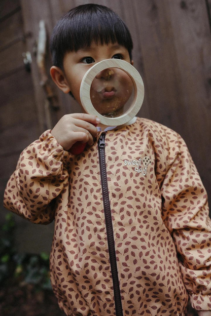 BIO FININSHING COTTON JACKET - HOT CHOCOLATE