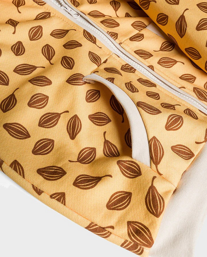 ORGANIC COTTON HOODIE CHOCOLATE