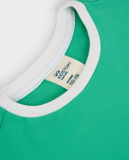 ORGANIC COTTON T-SHIRT - FRESH MINT GREEN