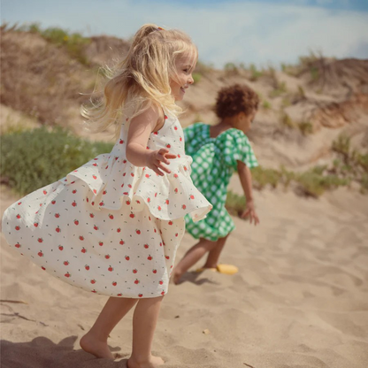 ORGANIC COTTON DRESS - APPLE ORCHARD