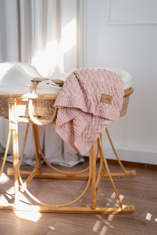 WARM BLANKET MERINO 100% STONED PINK