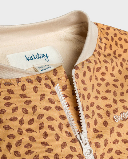 BIO FININSHING COTTON JACKET - HOT CHOCOLATE