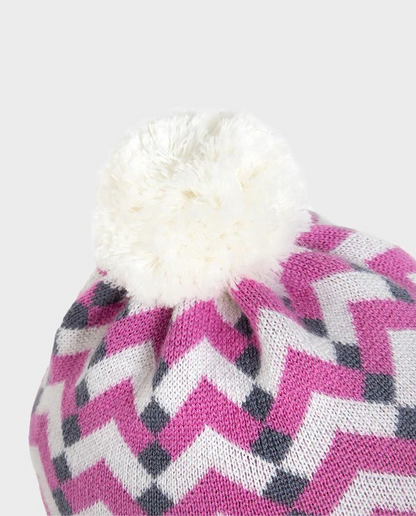 MERINO WOOL HAT - LILAC