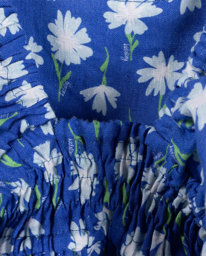 LINEN DRESS - BLUE MEADOW