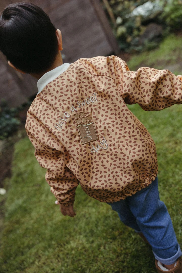 BIO FININSHING COTTON JACKET - HOT CHOCOLATE