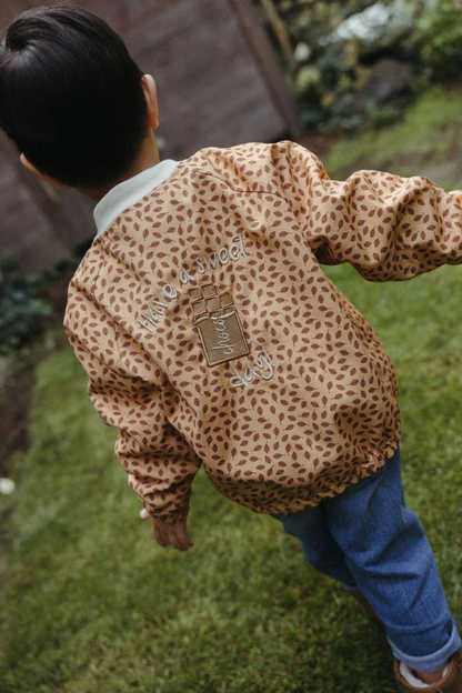 BIO FININSHING COTTON JACKET - HOT CHOCOLATE