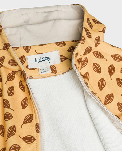 ORGANIC COTTON HOODIE CHOCOLATE