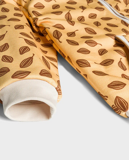 ORGANIC COTTON HOODIE CHOCOLATE