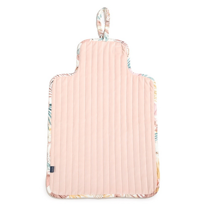 QUILTED CHANGING MAT BOHO PALMS LIGHT