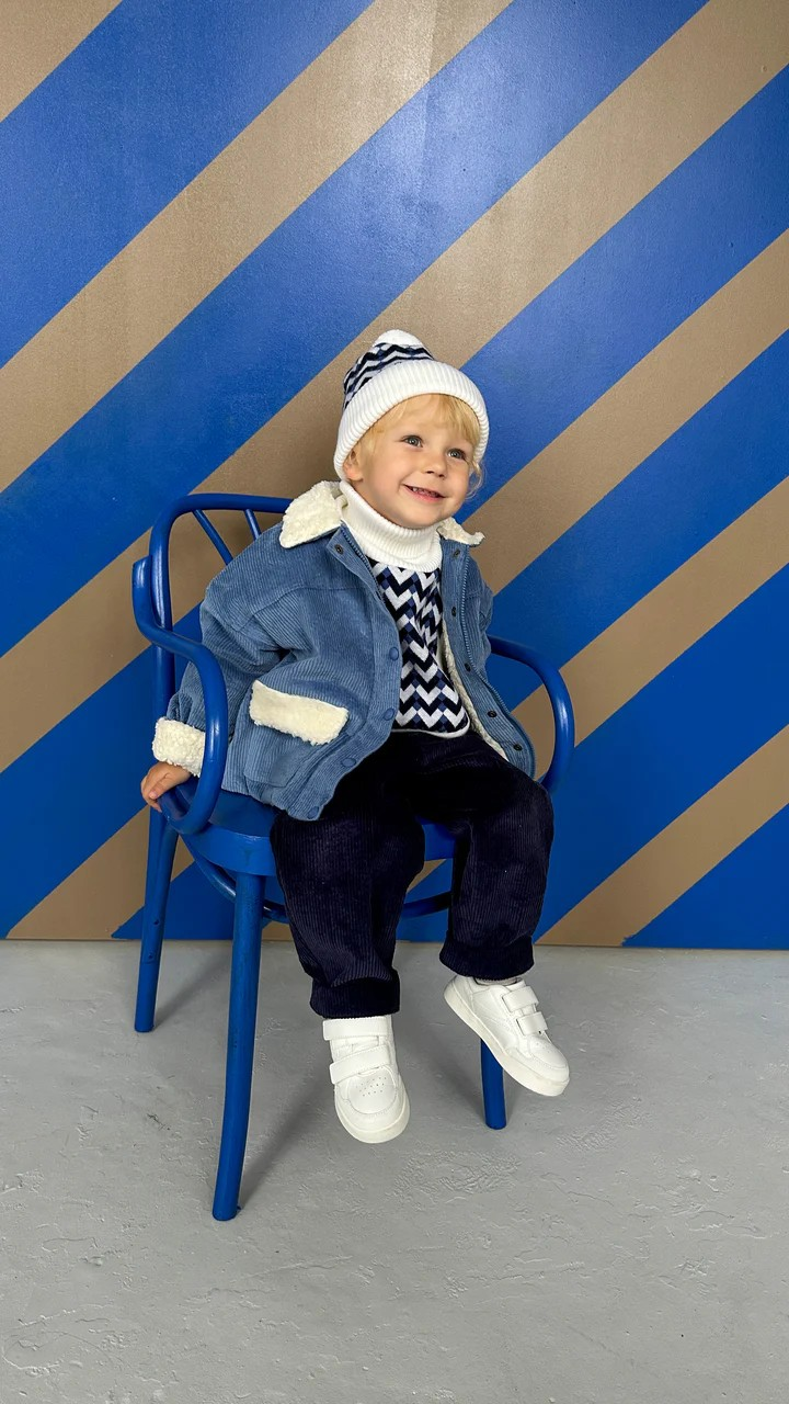 MERINO WOOL HAT - CHEVRON