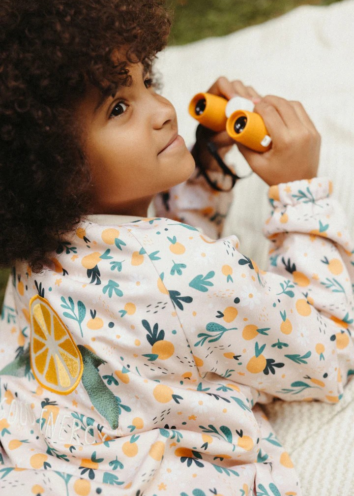 BIO FININSHING COTTON JACKET - ORANGE