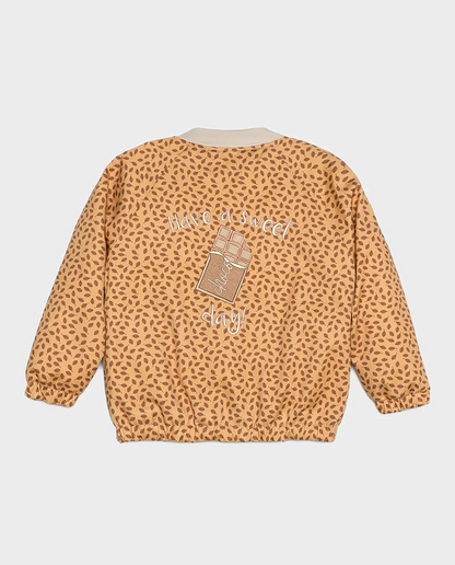 BIO FININSHING COTTON JACKET - HOT CHOCOLATE