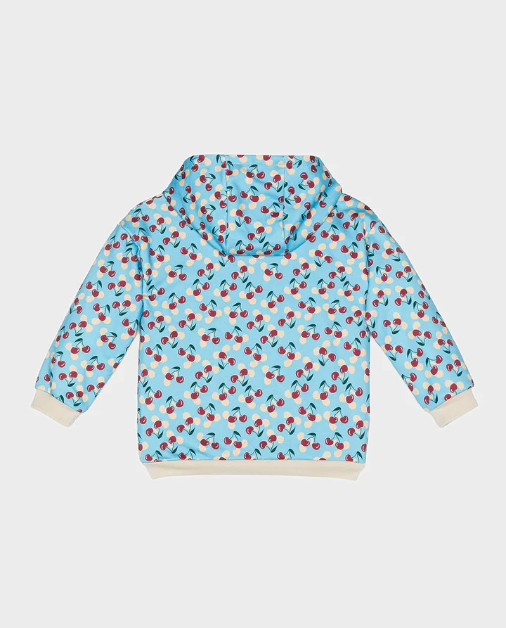 ORGANIC COTTON HOODIE CHERRY