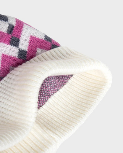 MERINO WOOL HAT - LILAC