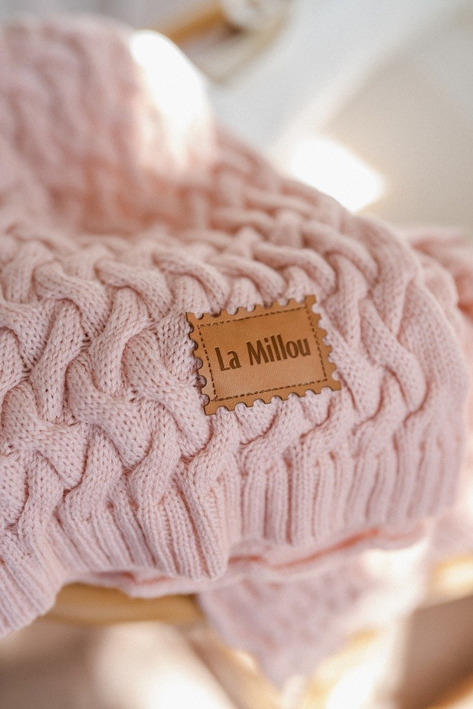 WARM BLANKET MERINO 100% STONED PINK